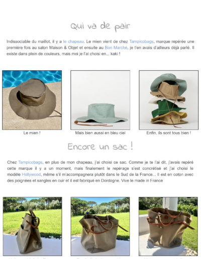 Ines de La Fressange newsletter 002 1er aout 2024