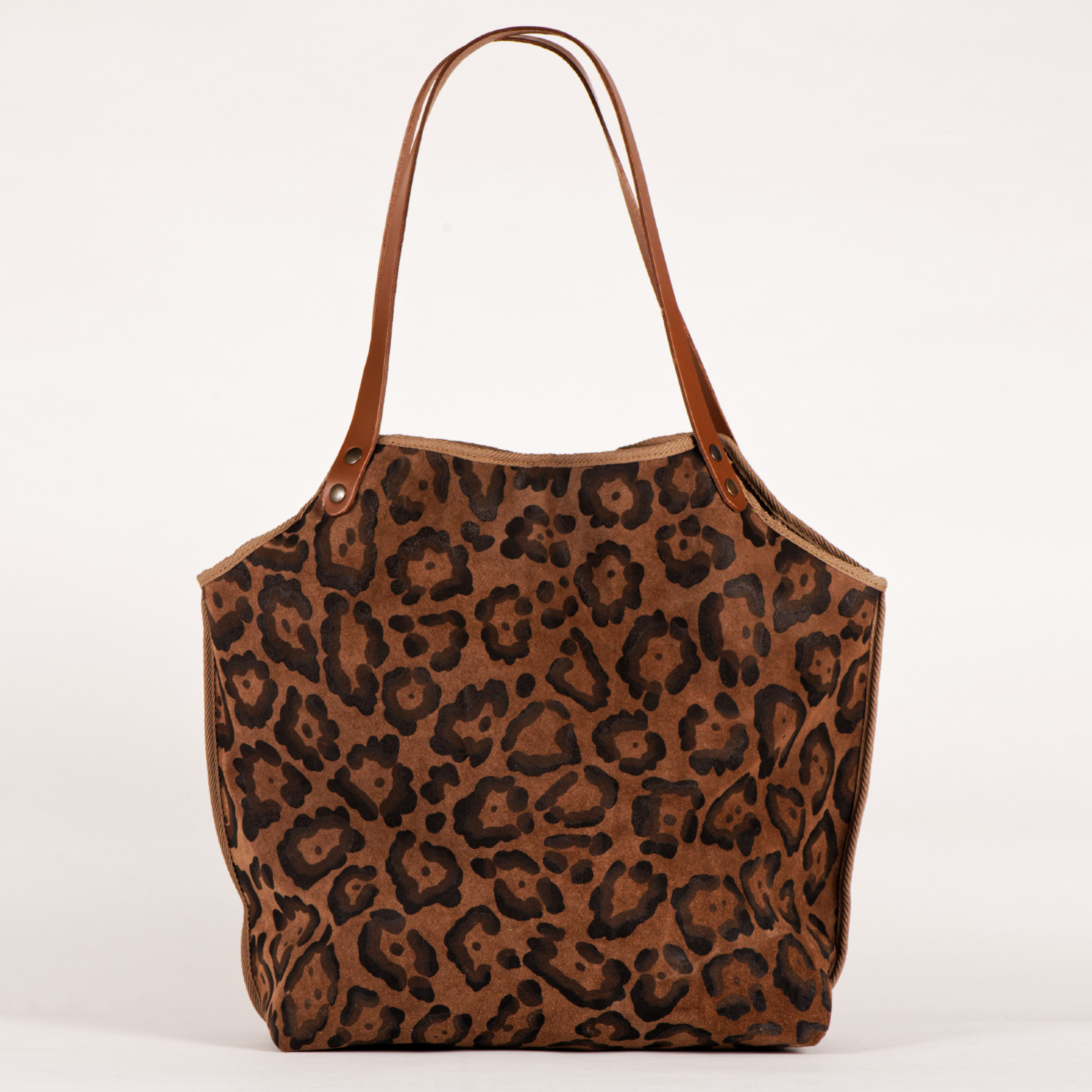 TAYLOR SUEDE LEOPARD MARRON 1